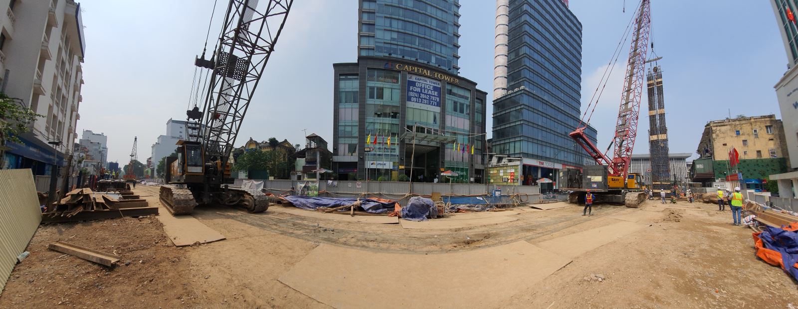 Thi công ga ngầm đường sắt đô thị Nhổn - Ga Hà Nội dưới độ sâu 19 m - Ảnh 13. Thi công ga ngầm đường sắt đô thị Nhổn - Ga Hà Nội dưới độ sâu 19 m - Ảnh 13.