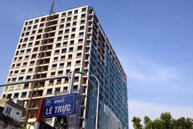 Xử lí vi phạm công trình 8B Lê Trực nghiêm túc, đúng qui định pháp luật - Ảnh 1. Xử lí vi phạm công trình 8B Lê Trực nghiêm túc, đúng qui định pháp luật - Ảnh 1.