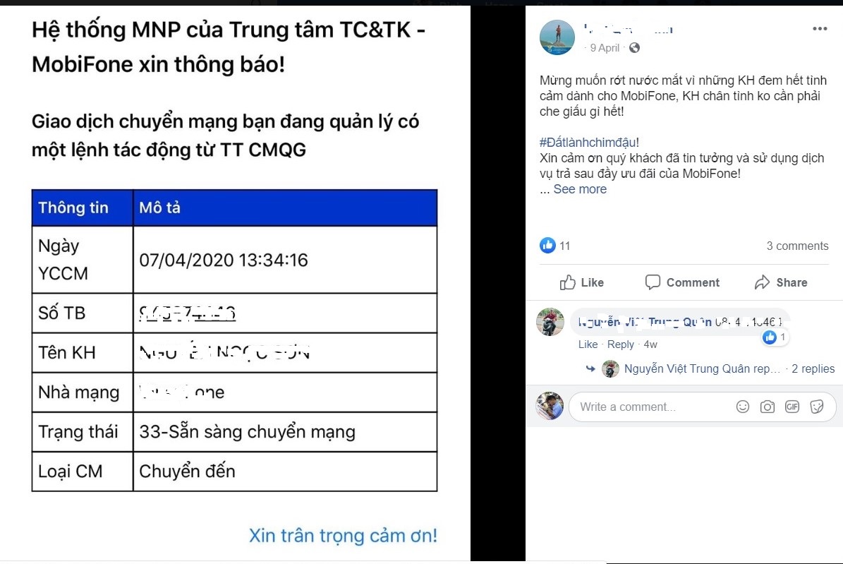 Lộ thông tin người dùng vì chuyển mạng giữ số - Ảnh 5. Lộ thông tin người dùng vì chuyển mạng giữ số - Ảnh 5.