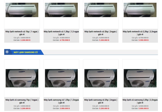 Lưu ý khi mua máy lạnh cũ giá từ 3 triệu ở Việt Nam - Ảnh 1. Lưu ý khi mua máy lạnh cũ giá từ 3 triệu ở Việt Nam - Ảnh 1.