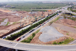 Toàn cảnh dự án xây dựng nút giao Vành đai 3 với cao tốc Hà Nội - Hải Phòng