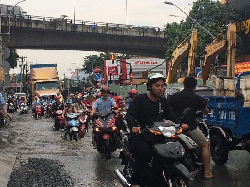 Điều chỉnh giao thông trên 2 con đường lớn ở quận 7 - Ảnh 1. Điều chỉnh giao thông trên 2 con đường lớn ở quận 7 - Ảnh 1.