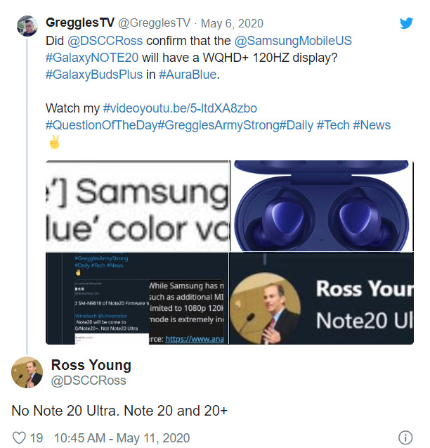 Sẽ không có mẫu điện thoại 5G nào mang tên Samsung Galaxy Note 20 Ultra được ra mắt năm nay - Ảnh 2. Sẽ không có mẫu điện thoại 5G nào mang tên Samsung Galaxy Note 20 Ultra được ra mắt năm nay - Ảnh 2.