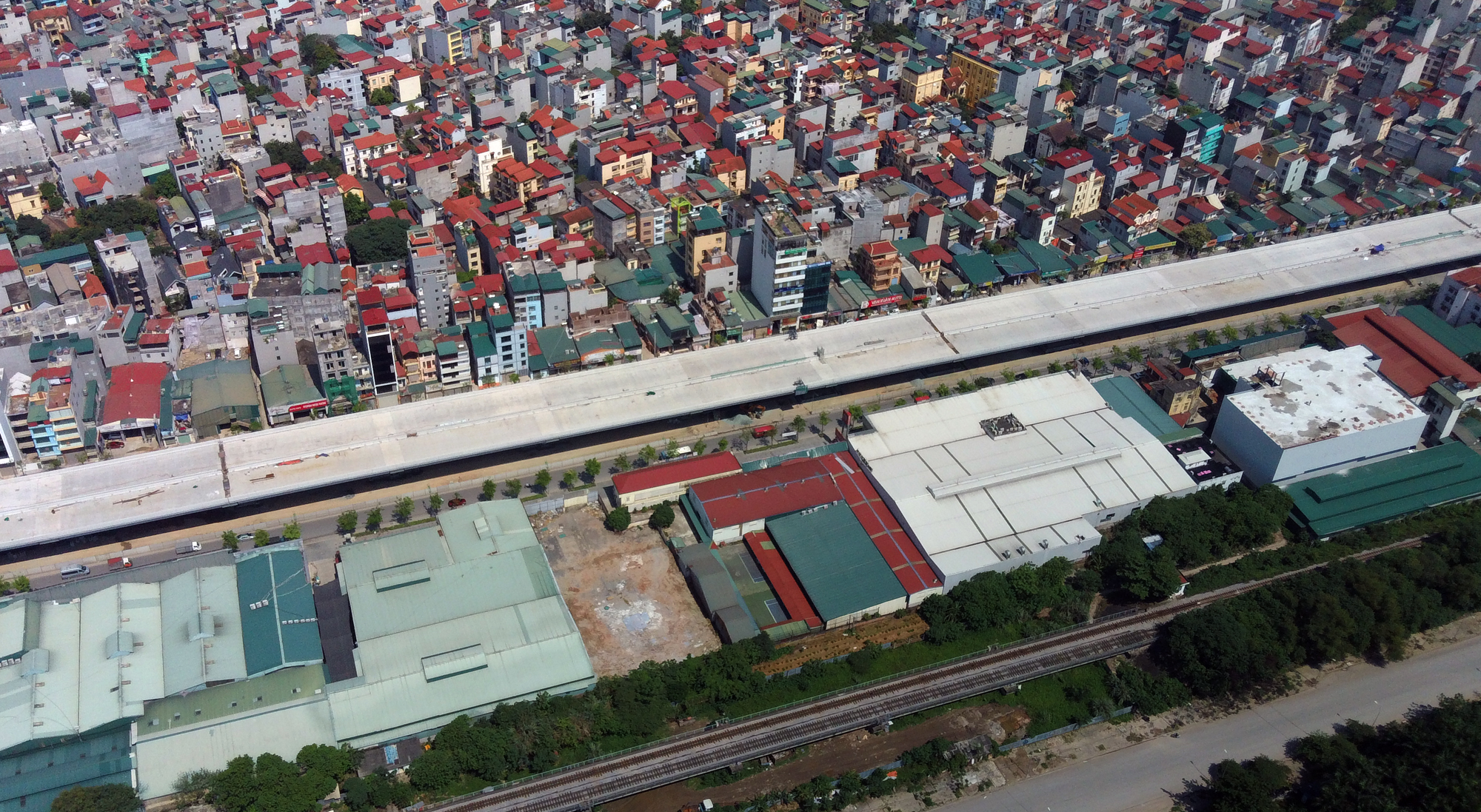 Vành đai 3 trên cao đoạn Mai Dịch - Nam Thăng Long đã 'hợp long', tháng 9/2020 thông xe - Ảnh 3. Vành đai 3 trên cao đoạn Mai Dịch - Nam Thăng Long đã 'hợp long', tháng 9/2020 thông xe - Ảnh 3.