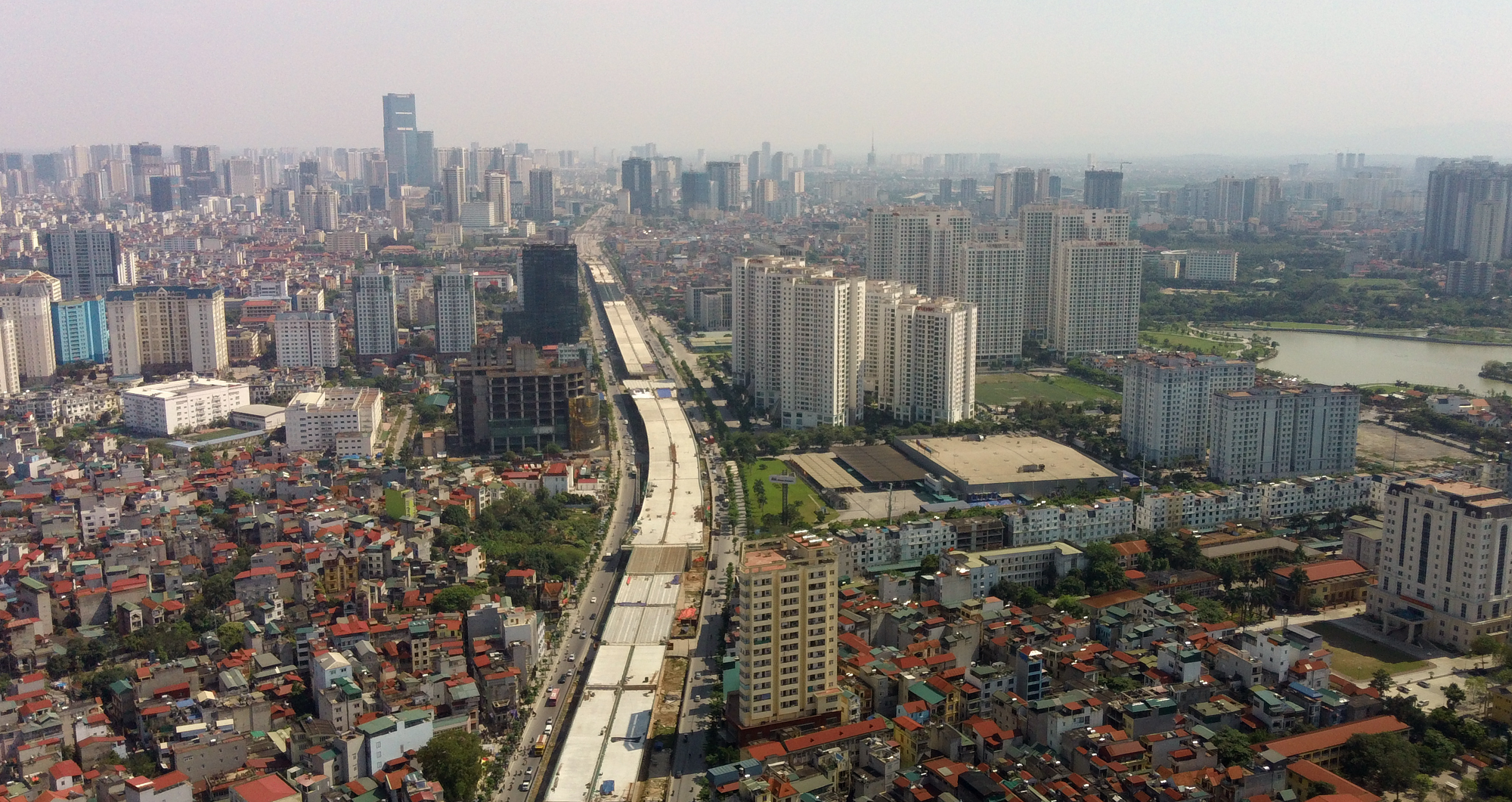 Vành đai 3 trên cao đoạn Mai Dịch - Nam Thăng Long đã 'hợp long', tháng 9/2020 thông xe - Ảnh 5. Vành đai 3 trên cao đoạn Mai Dịch - Nam Thăng Long đã 'hợp long', tháng 9/2020 thông xe - Ảnh 5.
