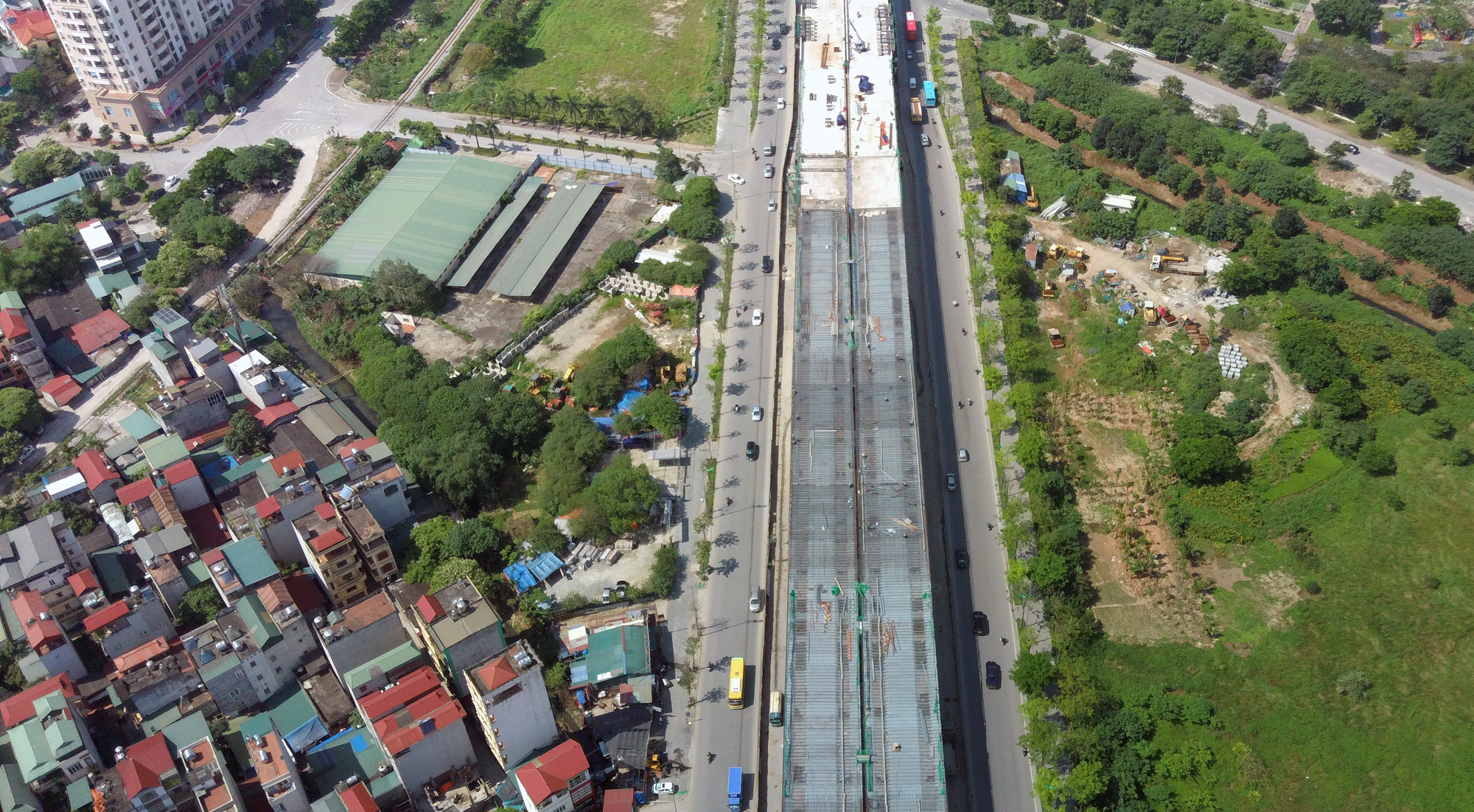 Vành đai 3 trên cao đoạn Mai Dịch - Nam Thăng Long đã 'hợp long', tháng 9/2020 thông xe - Ảnh 6. Vành đai 3 trên cao đoạn Mai Dịch - Nam Thăng Long đã 'hợp long', tháng 9/2020 thông xe - Ảnh 6.