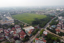 Toàn cảnh khu vực qui hoạch làm bến xe Đông Anh hơn 74.000m2