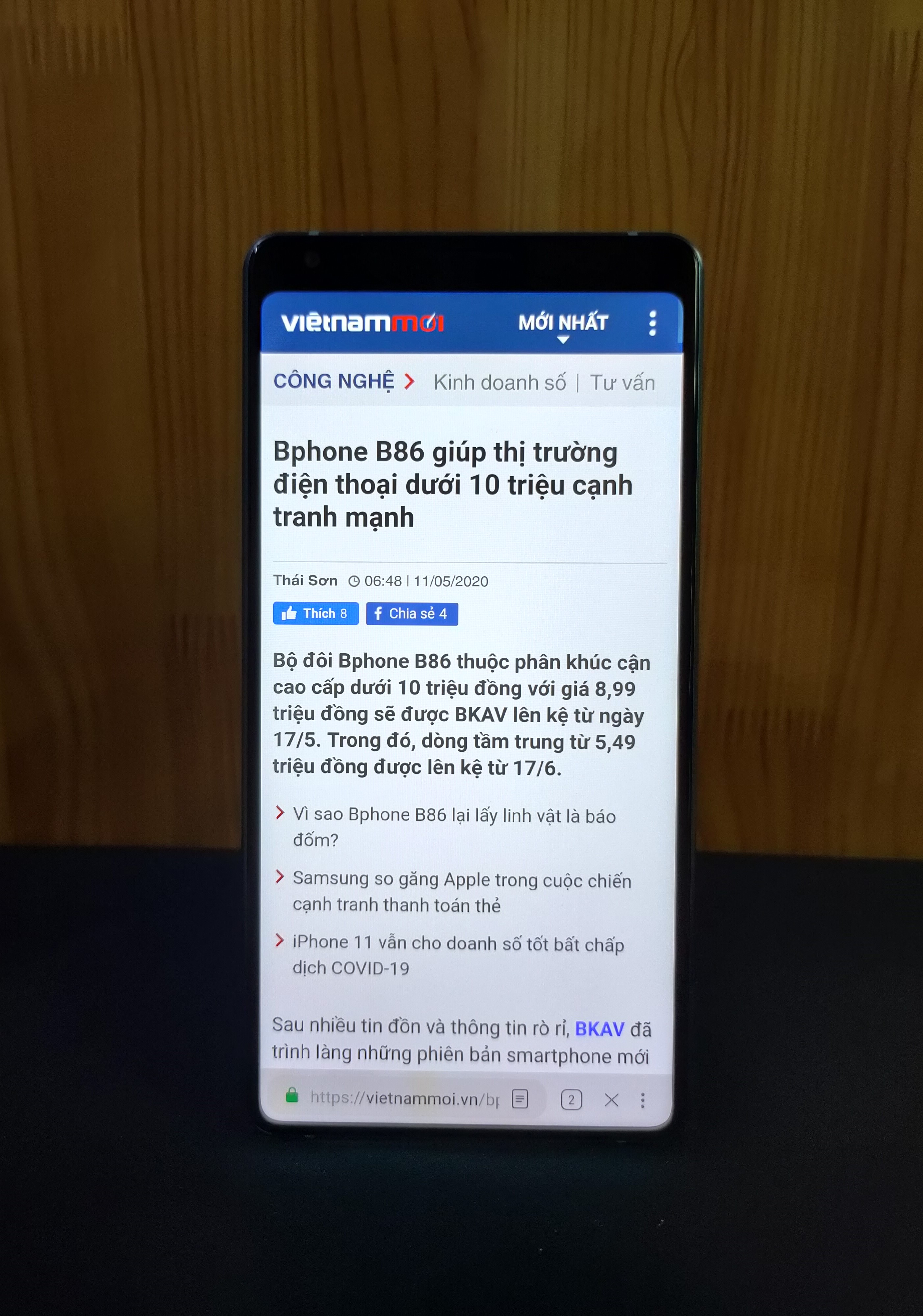 Những ưu điểm nào giúp Bphone B86 cạnh tranh trên thị trường? - Ảnh 4. Những ưu điểm nào giúp Bphone B86 cạnh tranh trên thị trường? - Ảnh 4.