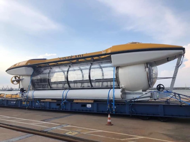 Tàu ngầm Vingroup đặt mua xuất hiện tại Nha Trang - Ảnh 2. Tàu ngầm Vingroup đặt mua xuất hiện tại Nha Trang - Ảnh 2.