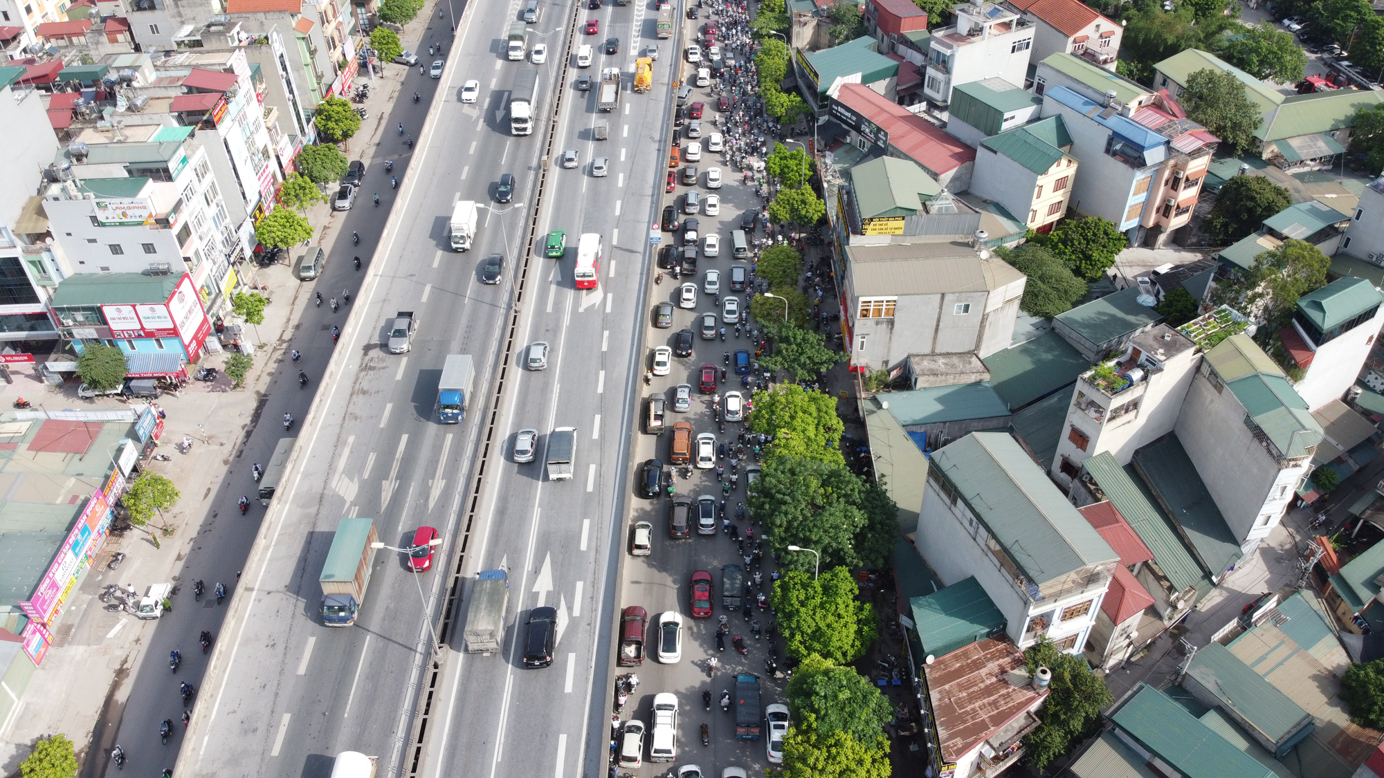 1,5 km đường Vành đai 3 đi hết 20 phút ở Hà Nội - Ảnh 10. 1,5 km đường Vành đai 3 đi hết 20 phút ở Hà Nội - Ảnh 10.