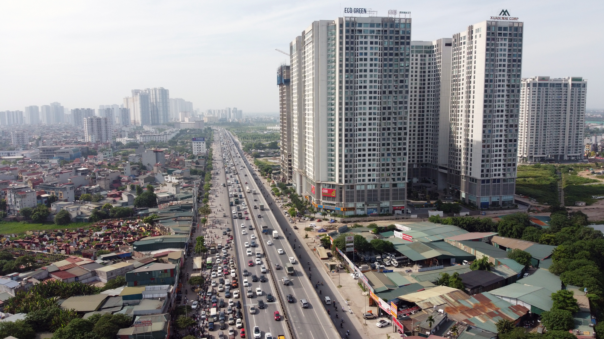 1,5 km đường Vành đai 3 đi hết 20 phút ở Hà Nội - Ảnh 14. 1,5 km đường Vành đai 3 đi hết 20 phút ở Hà Nội - Ảnh 14.