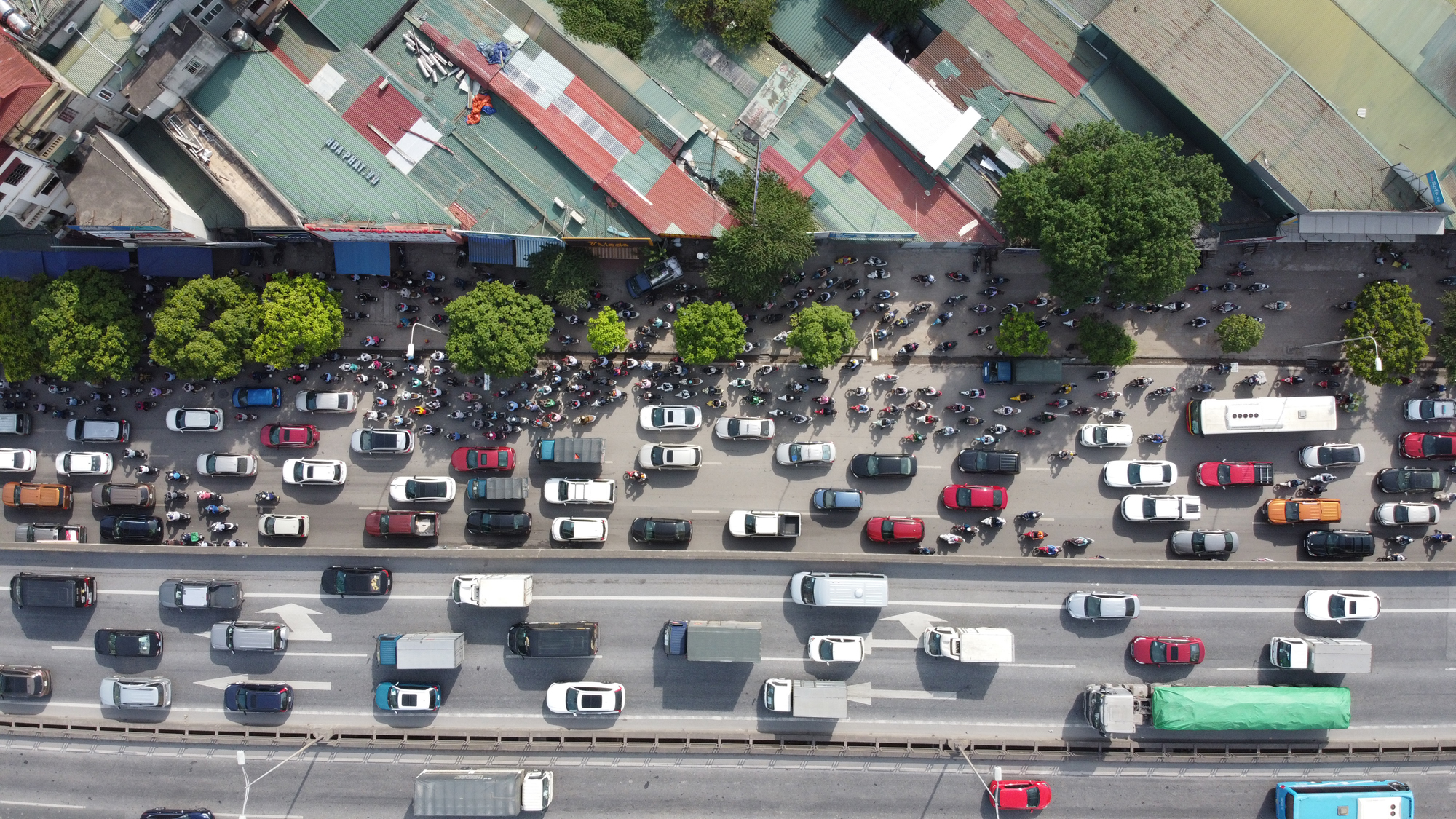 1,5 km đường Vành đai 3 đi hết 20 phút ở Hà Nội - Ảnh 6. 1,5 km đường Vành đai 3 đi hết 20 phút ở Hà Nội - Ảnh 6.