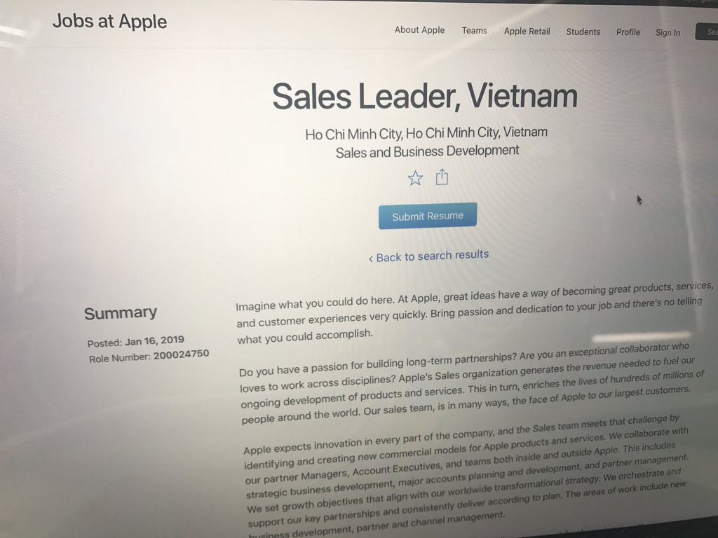 Dấu hiệu Apple sắp mở nhà máy iPhone ở Việt Nam - Ảnh 3. Dấu hiệu Apple sắp mở nhà máy iPhone ở Việt Nam - Ảnh 3.