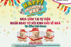 TP HCM: Có gì cho trẻ vui chơi, mua sắm ở các trung tâm thương mại và siêu thị lớn vào Tết Thiếu nhi 1/6?