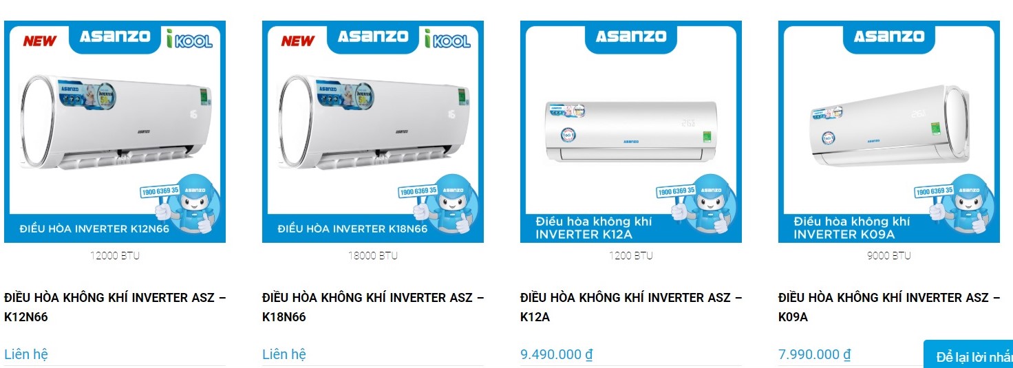 Khó mua máy điều hòa Asanzo iKool từ 3 triệu đồng - Ảnh 6. Khó mua máy điều hòa Asanzo iKool từ 3 triệu đồng - Ảnh 6.