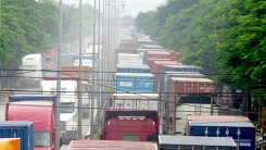 'Thủ phủ' xe container miền Bắc lao đao