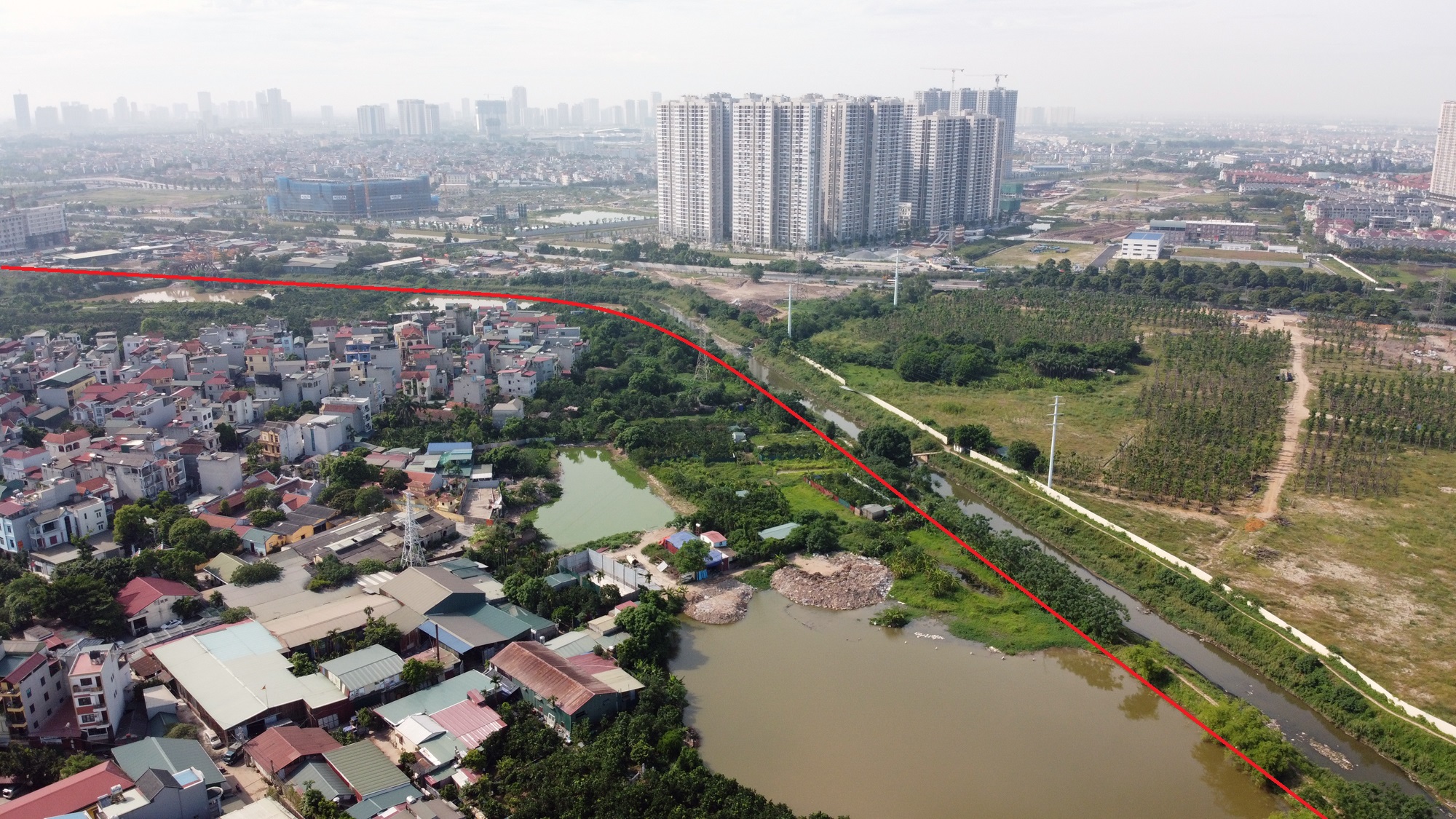 Toàn cảnh nơi xây dựng tuyến đường dài 3km trị giá gần 500 tỉ đồng ở quận Nam Từ Liêm - Ảnh 11.
