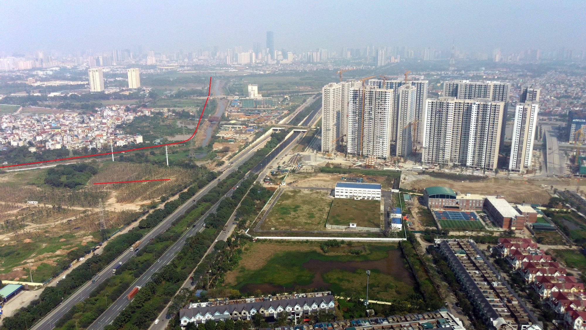 Toàn cảnh nơi xây dựng tuyến đường dài 3km trị giá gần 500 tỉ đồng ở quận Nam Từ Liêm - Ảnh 16.