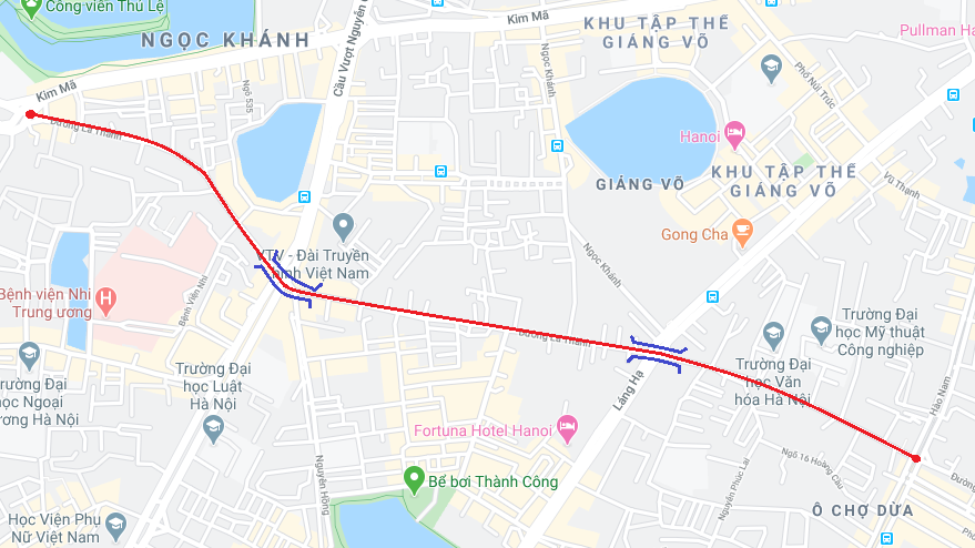 Hà Nội: Tuyến Hoàng Cầu - Voi Phục chậm tiến độ, hai cầu vượt đường vành đai 1 vẫn chưa thành hình - Ảnh 1. Hà Nội: Tuyến Hoàng Cầu - Voi Phục chậm tiến độ, hai cầu vượt đường vành đai 1 vẫn chưa thành hình - Ảnh 1.