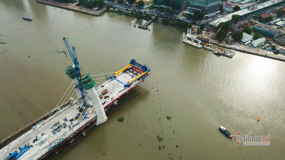 Cầu nghìn tỉ Thủ Thiêm 2 sắp thành hình - Ảnh 5.