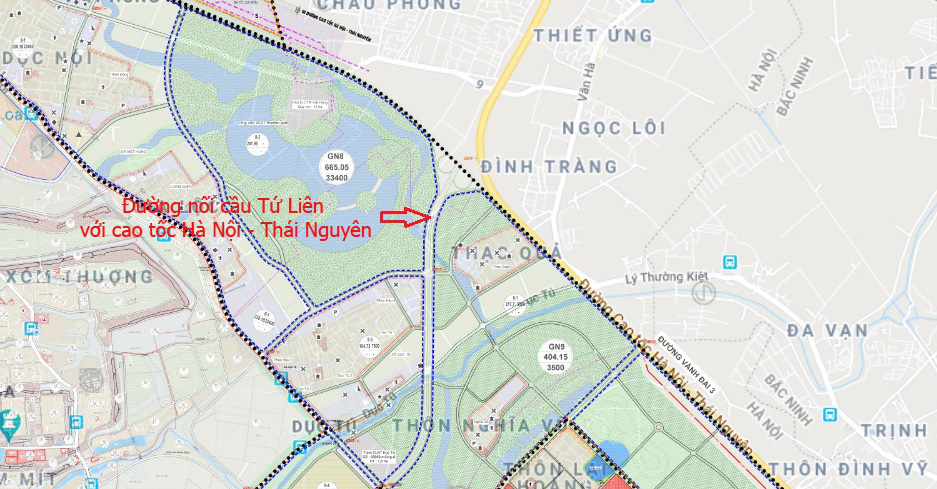 Cầu sẽ mở theo qui hoạch: Toàn cảnh cầu Tứ Liên nối hồ Tây với Đông Anh - Ảnh 19. Cầu sẽ mở theo qui hoạch: Toàn cảnh cầu Tứ Liên nối hồ Tây với Đông Anh - Ảnh 19.