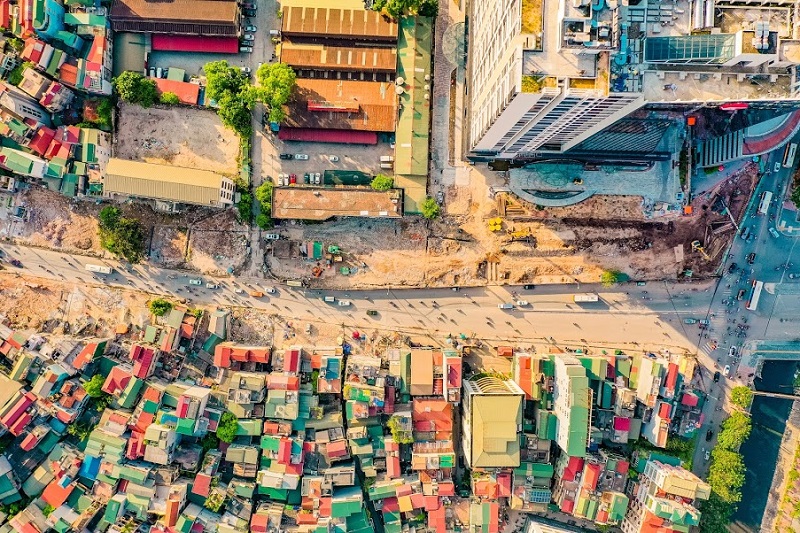 [Ảnh] Ngắm đường Vành đai hai trên cao 9.400 tỉ đồng đang dần hình thành của Thủ đô - Ảnh 3.