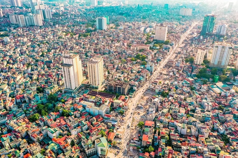 [Ảnh] Ngắm đường Vành đai hai trên cao 9.400 tỉ đồng đang dần hình thành của Thủ đô - Ảnh 5.