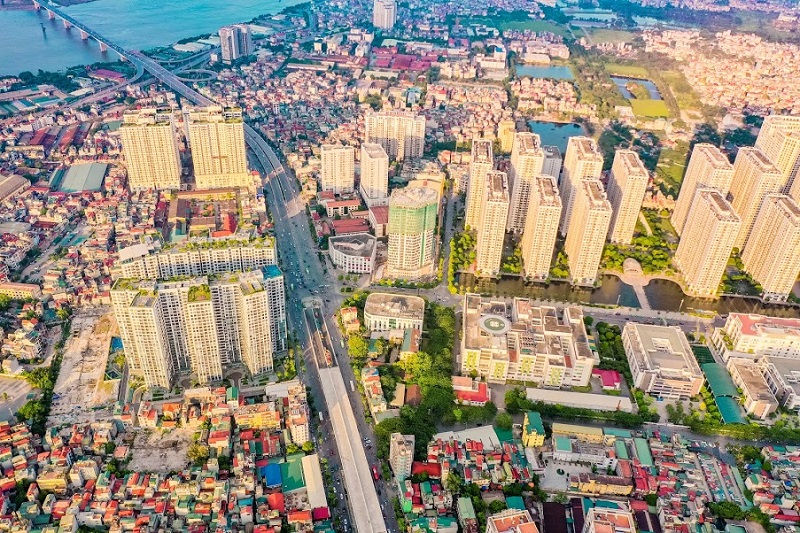 [Ảnh] Ngắm đường Vành đai hai trên cao 9.400 tỉ đồng đang dần hình thành của Thủ đô - Ảnh 9.