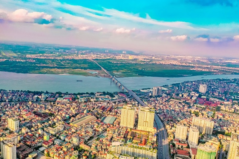 [Ảnh] Ngắm đường Vành đai hai trên cao 9.400 tỉ đồng đang dần hình thành của Thủ đô - Ảnh 10.