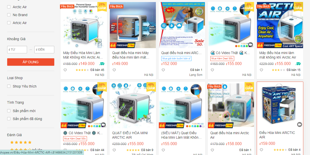 Quạt điều hòa mini giá rẻ chỉ từ 150.000 đồng rao bán rầm rộ trên mạng, liệu chất lượng có như quảng cáo - Ảnh 1. Quạt điều hòa mini giá rẻ chỉ từ 150.000 đồng rao bán rầm rộ trên mạng, liệu chất lượng có như quảng cáo - Ảnh 1.