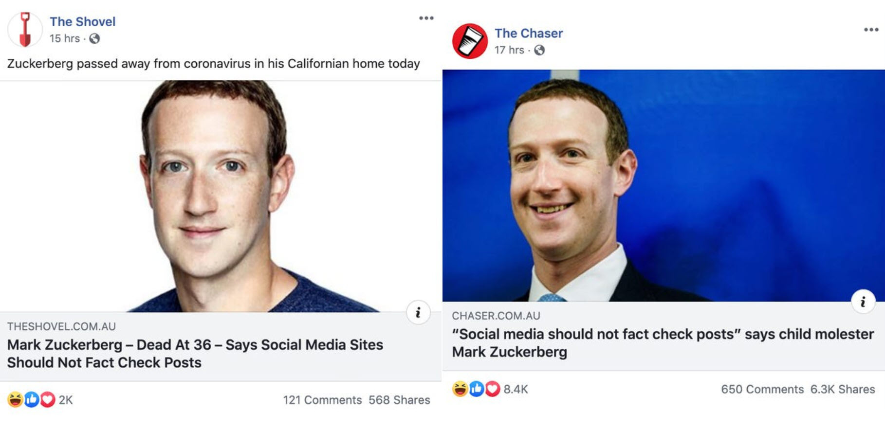 Đăng tin ông chủ Facebook Mark Zuckerberg đã chết để kiểm tra Facebook - Ảnh 1. Đăng tin ông chủ Facebook Mark Zuckerberg đã chết để kiểm tra Facebook - Ảnh 1.