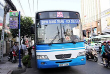 Lộ trình xe buýt 55 TP HCM: Từ Công viên phần mềm Quang Trung đi Khu Công nghệ cao (quận 9)