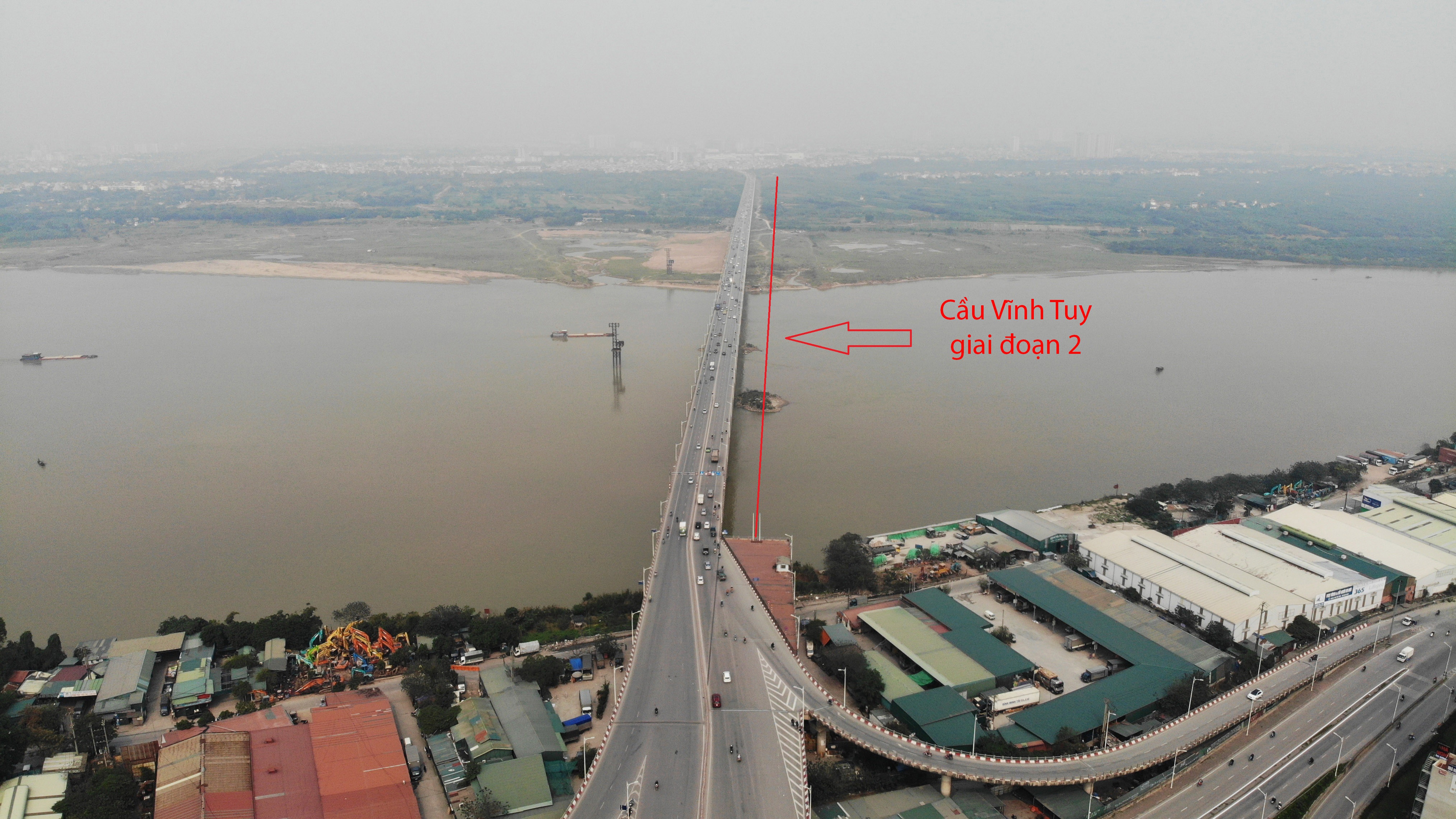 Phê duyệt báo cáo nghiên cứu khả thi dự án xây cầu Vĩnh Tuy - giai đoạn 2 với tổng mức đầu tư hơn 2.500 tỉ đồng - Ảnh 1. Phê duyệt báo cáo nghiên cứu khả thi dự án xây cầu Vĩnh Tuy - giai đoạn 2 với tổng mức đầu tư hơn 2.500 tỉ đồng - Ảnh 1.