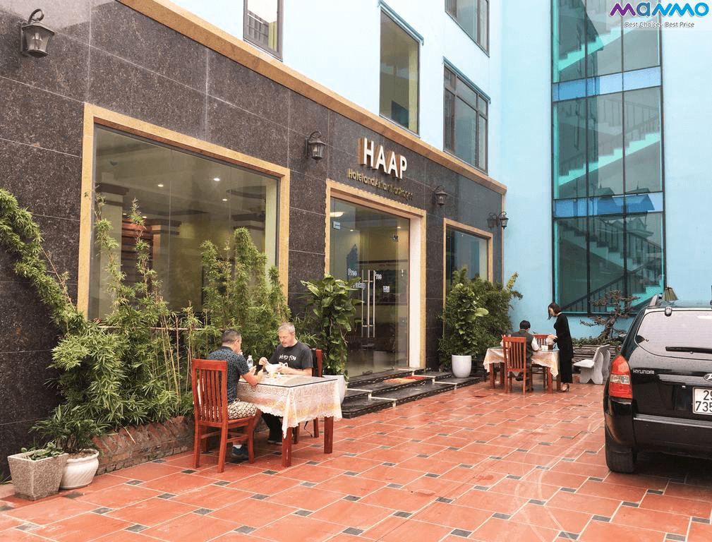Haap Transit có dịch vụ đưa đón du khách từ sân bay Nội Bài về khách sạn và ngược lại. (Ảnh: Mamno).