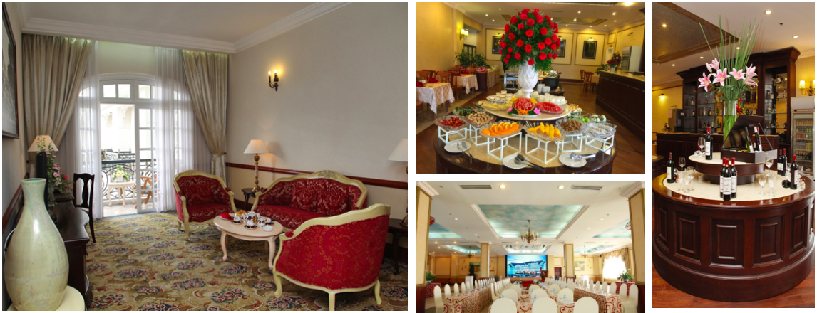 Khách sạn Sammy có thiết kế cổ điển. (Ảnh: Sammy hotel Dalat)