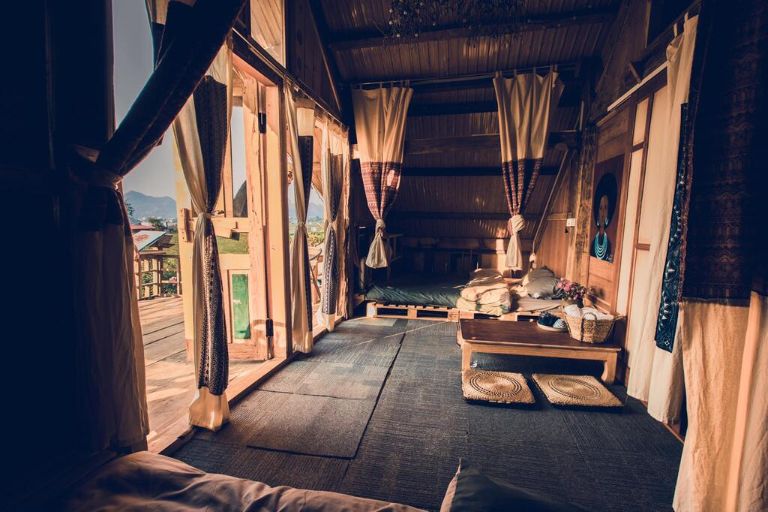 Một góc homestay. (Ảnh: motogo). Một góc homestay. (Ảnh: motogo).