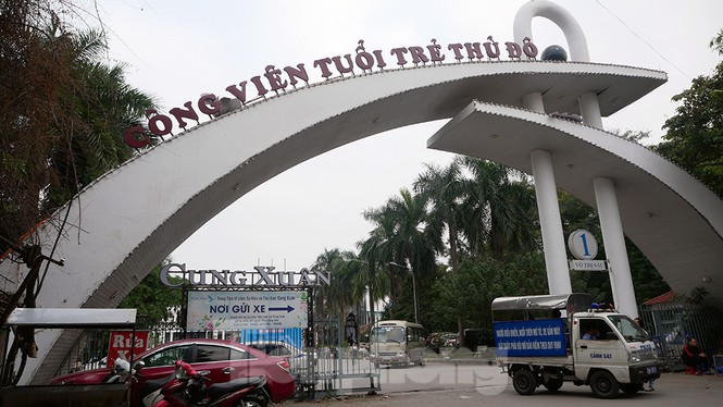 Cận cảnh các hạng mục sai phạm ở công viên Tuổi trẻ - Ảnh 1. Cận cảnh các hạng mục sai phạm ở công viên Tuổi trẻ - Ảnh 1.