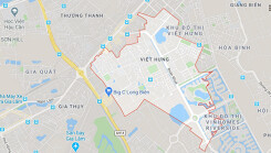 Vị trí ba đường sẽ mở theo qui hoạch ở phường Việt Hưng, Long Biên, Hà Nội