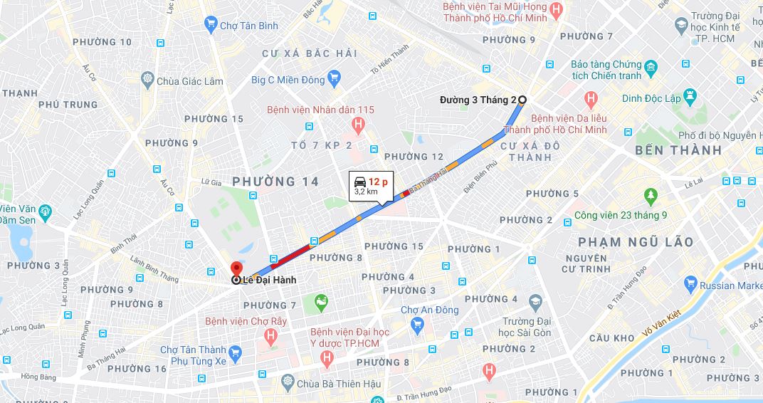 TP HCM: Điều chỉnh việc cấm dừng xe, đậu xe trên đường Ba Tháng Hai - Ảnh 1. TP HCM: Điều chỉnh việc cấm dừng xe, đậu xe trên đường Ba Tháng Hai - Ảnh 1.