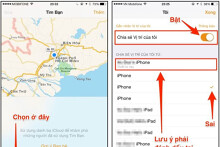 Cách xác định vị trí trên điện thoại iPhone, Samsung phổ biến hiện nay