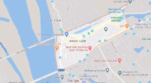 Vị trí hai đường sẽ mở theo qui hoạch ở phường Ngọc Lâm, Long Biên, Hà Nội