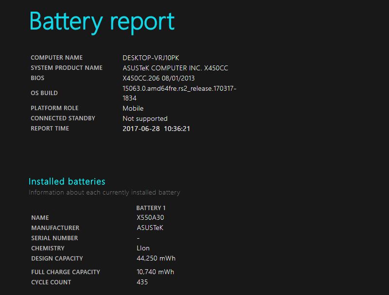 Cách kiểm tra hoạt động pin laptop trên win10 - Ảnh 3. Cách kiểm tra hoạt động pin laptop trên win10 - Ảnh 3.