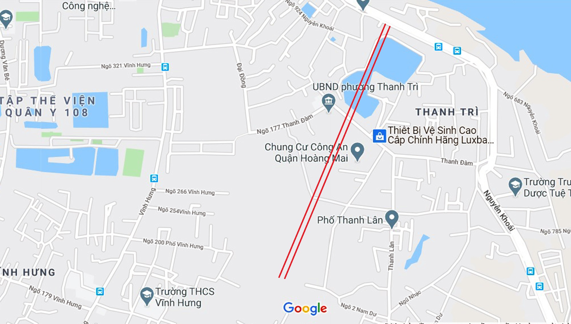 đường sẽ mở theo qui hoạch ở phường Thanh Trì, Hoàng Mai, Hà Nội - Ảnh 2. đường sẽ mở theo qui hoạch ở phường Thanh Trì, Hoàng Mai, Hà Nội - Ảnh 2.