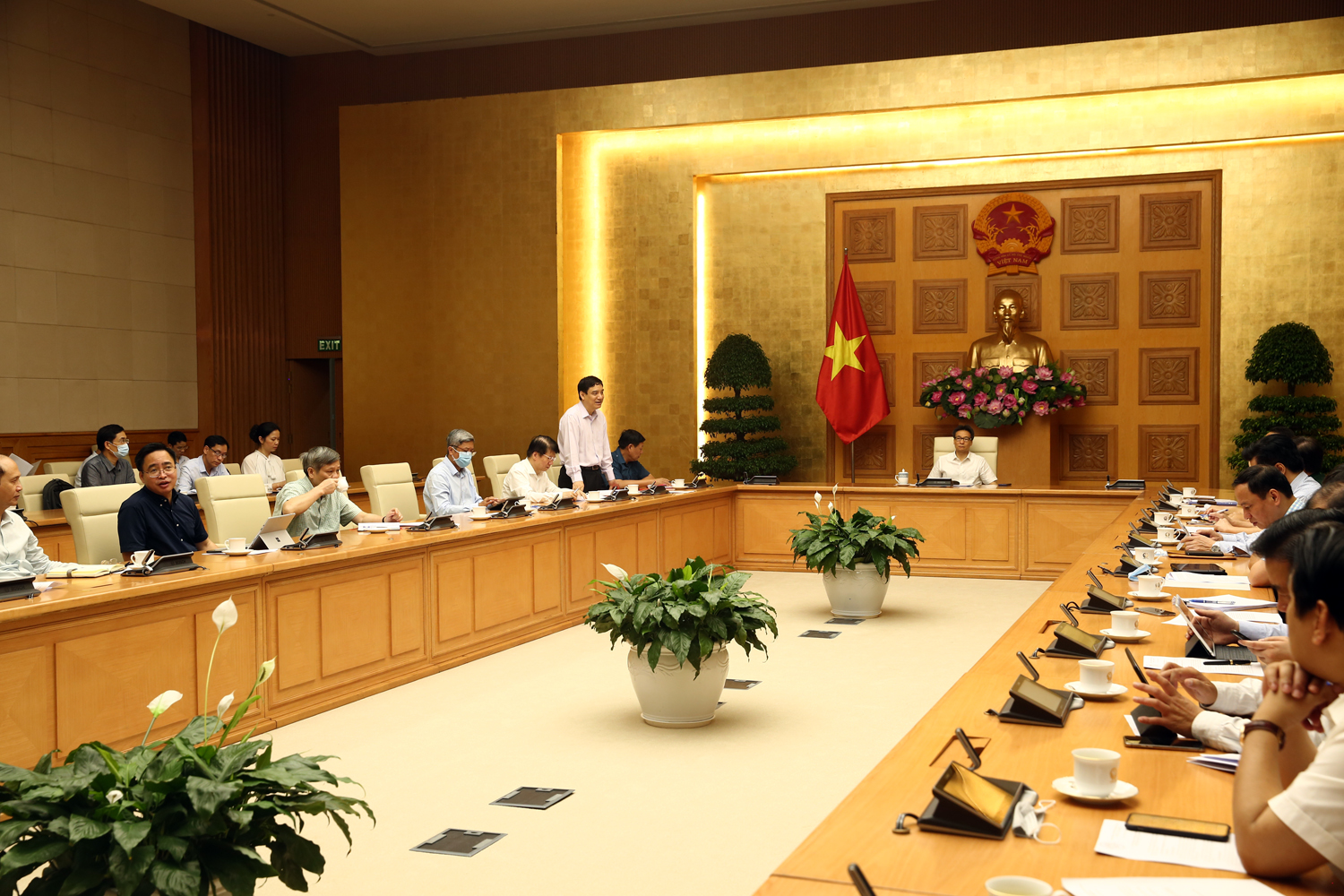 Theo các chuyên gia, về cơ bản đã khoanh vùng được ổ dịch thực sự, phần lớn là từ cụm 3 BV tại Đà Nẵng. (Ảnh: VGP/Đình Nam)