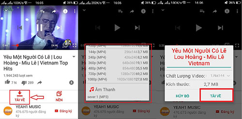 Hướng dẫn tải video trên youtube về điện thoại đơn giản dễ thực hiện - Ảnh 13. Hướng dẫn tải video trên youtube về điện thoại đơn giản dễ thực hiện - Ảnh 13.
