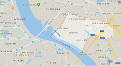 Vị trí 4 đường sẽ mở theo qui hoạch ở phường Cự Khối, Long Biên, Hà Nội
