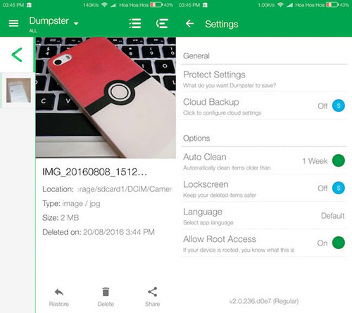 Cách khôi phục dữ liệu đã xoá trên Android cực đơn giản - Ảnh 1. Cách khôi phục dữ liệu đã xoá trên Android cực đơn giản - Ảnh 1.