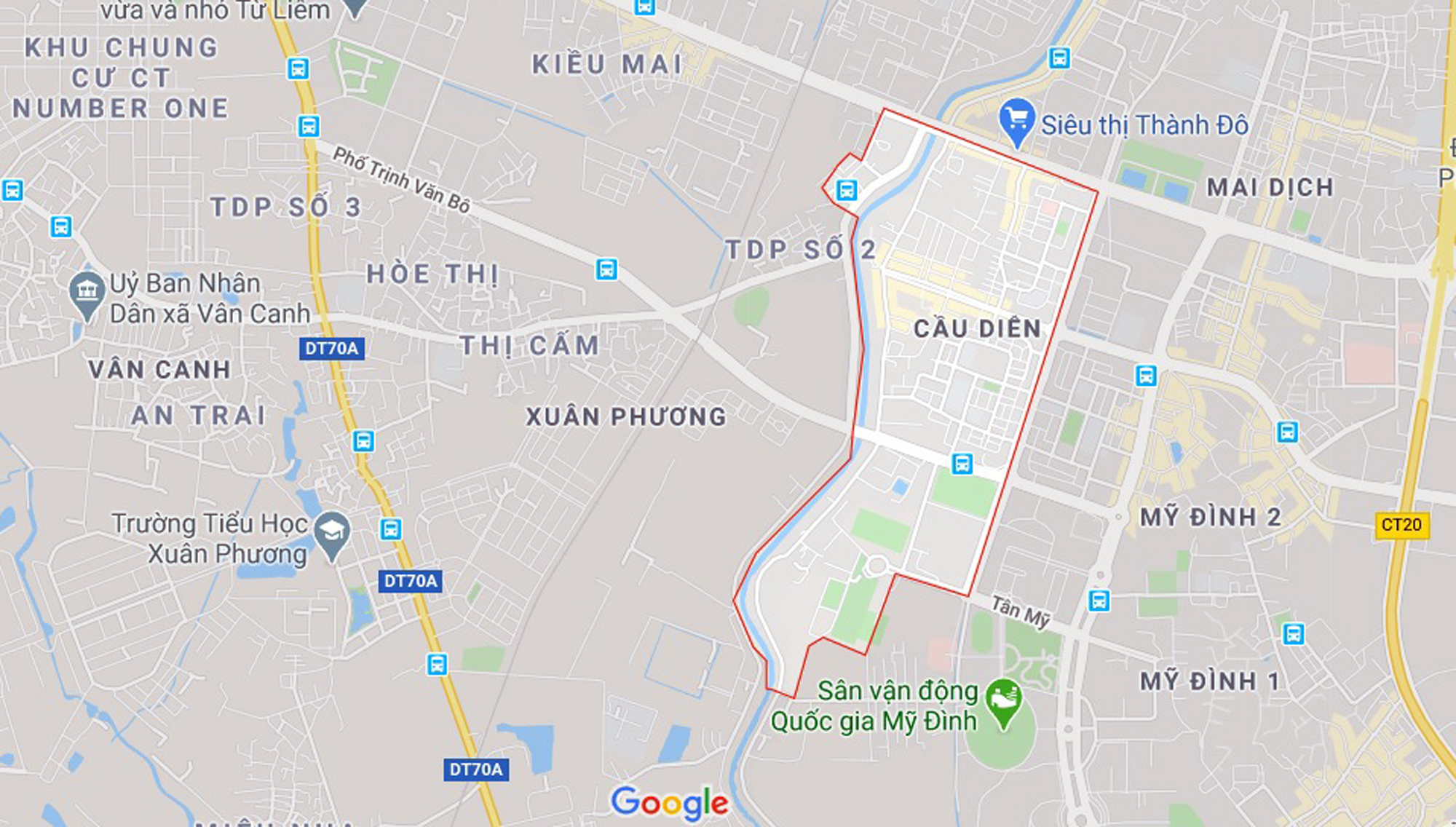 Ba đường sẽ mở theo qui hoạch ở phường Cầu Diễn, Nam Từ Liêm, Hà Nội - Ảnh 1.