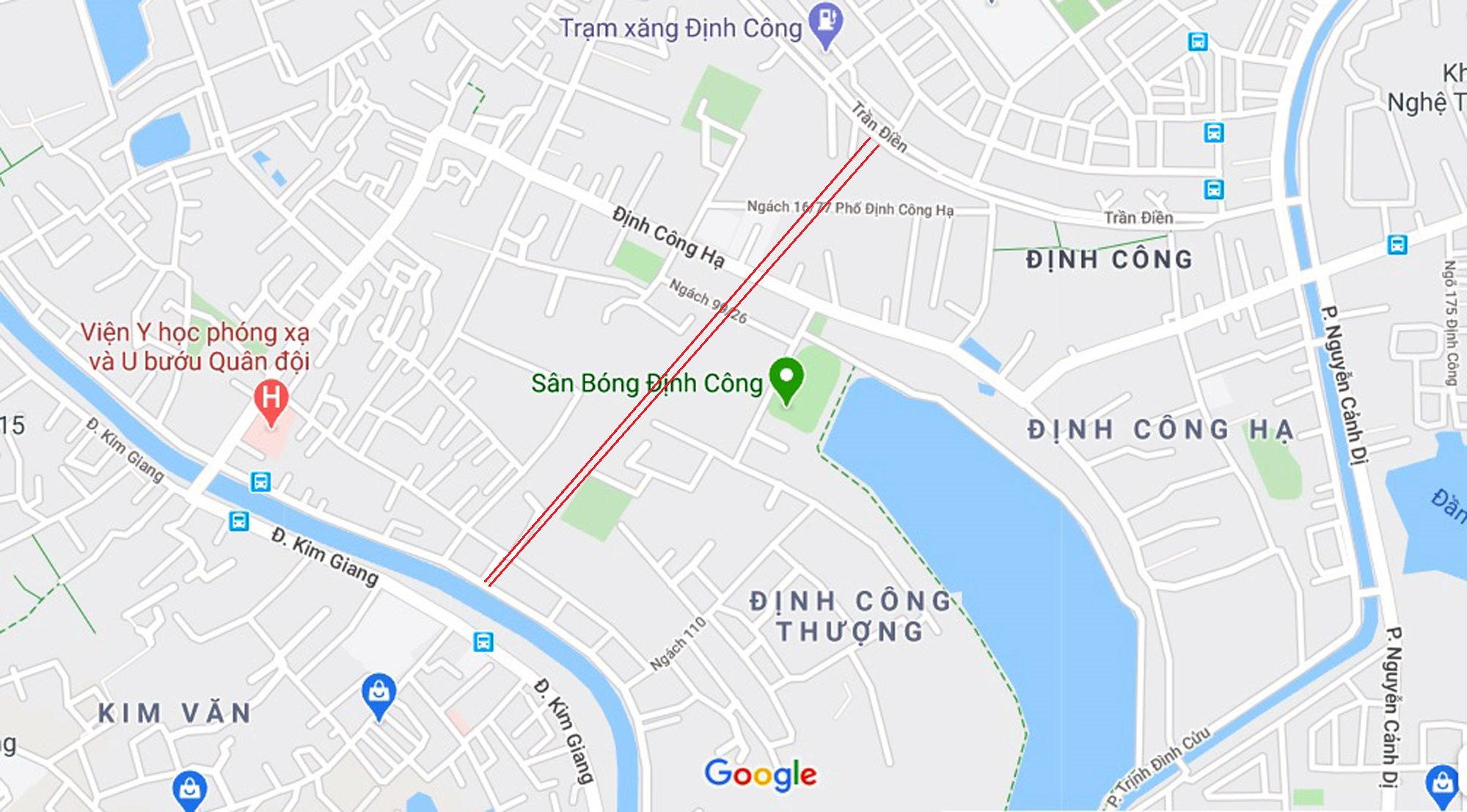 đường sẽ mở theo qui hoạch ở phường Định Công, Hoàng Mai, Hà Nội - Ảnh 2.