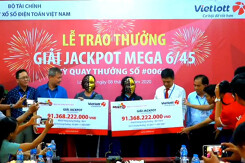 Vietlott trao giải Jackpot trị giá 91 tỉ đồng cho hai người chơi nữ